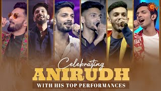 Celebrating Anirudh with his Top Performances  HappyBirthdayAnirudh  Sun TV [upl. by Naghem789]