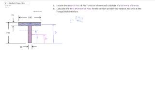 51  Crosssectional Properties  Centroid Part I [upl. by Aunson]