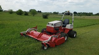 Ventrac Fine Cut Flail On Pasture Grass [upl. by Stevenson]