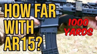 How far can you shoot your AR 15 [upl. by Yendis]