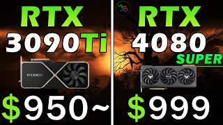 RTX 3090 Ti vs RTX 4080 Super  REAL Test in 10 Games  1440p  Rasterization RT DLSS FSR3 FG [upl. by Aliwt614]