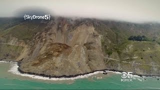 Landslide Reshapes Big Sur Coastline [upl. by Ahseal]