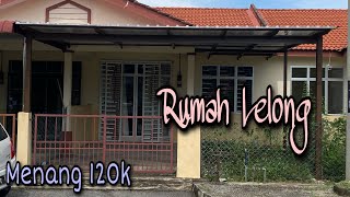 Rumah Lelong  Menang 120k  Teres 1 Tingkat [upl. by Drawd]