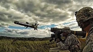 Javelin AntiTank Missile In Action • Slow Motion Footage [upl. by Sholley]