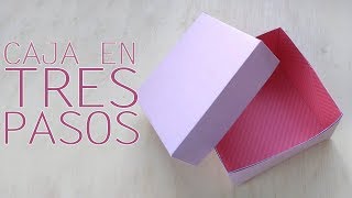 Caja de cartón en tres pasos │Candy Bu [upl. by Suneya]