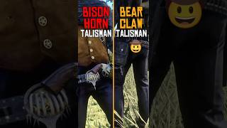 RDR2 Bear Claw Talisman  Bison Horn Talisman Crafting Guide rdr2 gaming arthurmorgan [upl. by Annovad]