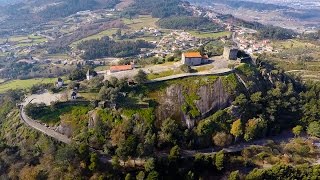 Póvoa de Lanhoso Castle aerial view [upl. by Seavir]