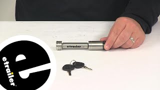 etrailer  Curt Hitch Locks  Standard Pin Lock  C23517 Review [upl. by Ahsinad]