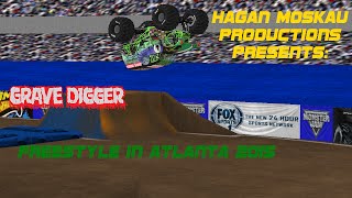 Rigs of Rods  Grave Digger Freestyle in Atlanta 2015 [upl. by Heim]