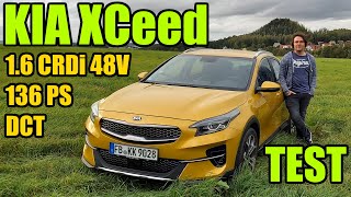 KIA XCeed 16 CRDi 48V 136 PS Diesel DCT7 MJ 2020  MHEV Test Bericht Review Meinung Erfahrung [upl. by Nevuer]