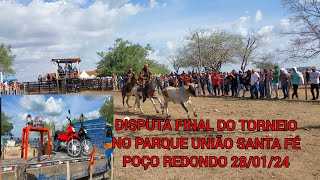 Disputa final do torneio no Parque União Santa Fé 2024 em Poço Redondo Sergipe [upl. by Chanda]