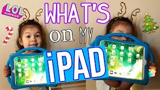 Whats on my ipad LOL Surprise App 12 days of Christmas Vlogmas Day 7 [upl. by Claude491]