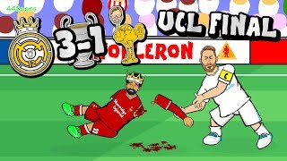 🏆RAMOS ATTACKS SALAH🏆 Bale goal Real Madrid vs Liverpool Champions League Final 2018 Highlights [upl. by Eimia]