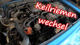 Keilriemen wechsel Vw Bus T3  19L Benziner vwbulli vwbus diy [upl. by Eveiveneg209]