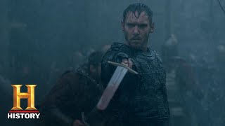 Vikings Bishop Heahmund Meets Ivar The Boneless In Battle  Homeland Premieres Dec 6  History [upl. by Mccall]