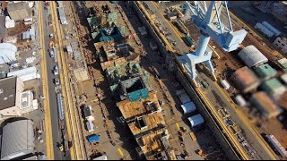 Dry Dock Improvements to Support Aircraft Carrier Construction [upl. by Kym]