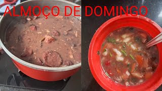 VLOG DE DOMINGO FEIJÃO GORDO PARA O ALMOÇO DE DOMINGO [upl. by Eecrad]