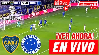 Boca Juniors vs Cruzeiro en vivo🔴🔴 Ver Hoy Boca vs Cruzeiro 8vos Final Sudamericana 2024 resumen [upl. by Yreneh594]