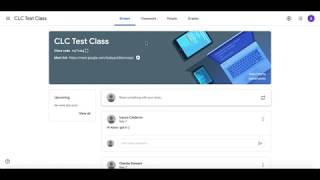 Google Classroom Stream and Classwork Sections [upl. by Nospmoht219]