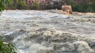 Winooski River flooding after heavy rains in Vermont  7112023 [upl. by Okomom176]