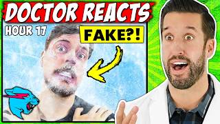 ER Doctor REACTS to MrBeast Most Dangerous Challenges [upl. by Emarej]