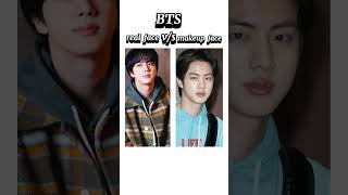 【bts real face VS makeup face】bts original face btsoriginalface [upl. by Ainoz]