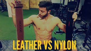 Leather vs Nylon Lifting Belts What Are the Differences [upl. by O'Malley]