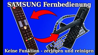 Samsung TV Fernbedienung ohne Funktion  Fernbedienung reparieren [upl. by Nuahs]