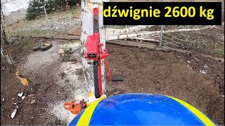 LEWAROWANIE DRZEW SZWEDZKIM PODNOĹšNIKIEM  HUSQVARNA 353 [upl. by Dlanar]