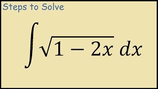 Integral of sqrt12x [upl. by Raimondo292]