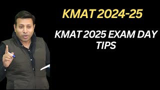 KMAT 2025 Exam Day Tips [upl. by Orville]