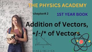 Addition of vectors class 11 physics  subtraction of vectors  Multiplication of vectors by Scalar [upl. by Mcilroy]