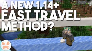 A New FAST TRAVEL METHOD  Minecraft 114 Experiment [upl. by Shaikh]