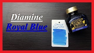 Diamine Royal Blue  Review Deutsch [upl. by Eiramana564]