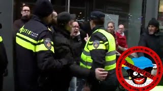 Zwarte Piet Demonstratie  Vrouw Met Kinderen Wordt Helemaal Lijp [upl. by Eldredge]