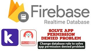 Solve firebase error  permission denied problem  hindi [upl. by Gilliette]