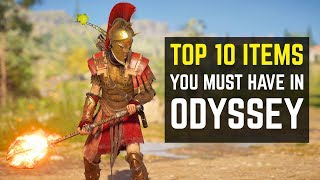 Top 10 Items You Must Have in Assassins Creed Odyssey [upl. by Farrar]