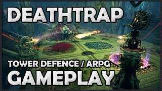 DEATHTRAP Gameplay  Campaign Mission  Tower Defence  Action RPG from Van Helsing Devs [upl. by Atihcnoc854]