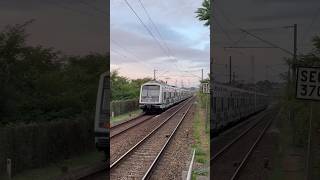 Mi2N au départ de Achères  villes en direction de Cergy le Haut ￼ idfm train sncf mi2n rera [upl. by Vary]