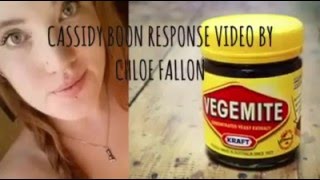 Cassidy Boon Response [upl. by Jaime]