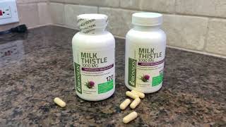 Bronson Milk Thistle Silymarin Marianum amp Dandelion Root Liver Health Support Review [upl. by Sanjiv]