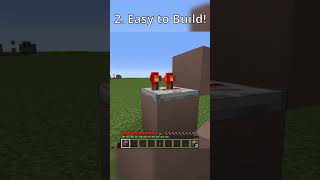 Best Redstone Clock cheap easy minecraft tutorial redstone shorts [upl. by Jenkel491]