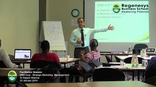 MBA Dual  Strategic Marketing Management  Facilitation  Part 2  25 January 2019 [upl. by Atcliffe]