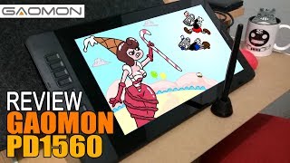 Tableta gráfica GAOMON PD1560  Review Español [upl. by Gnanmas]