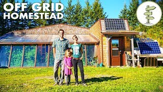 Homesteading Family Living OffGrid in a Spectacular Earthship [upl. by Erdnad]