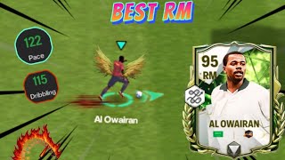 95 RM AL OWAIRAN REVIEW  FASTEST RM eafcmobile eafcmobile24 review [upl. by Ardnek]