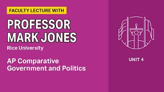 Unit 4 AP Comparative Government and Politics Faculty Lecture with Professor Mark Jones [upl. by Kala]