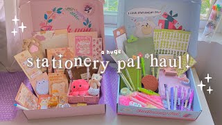 🌷 a HUGE stationery haul ✨ ft stationery pal 🍒 [upl. by Tareyn]