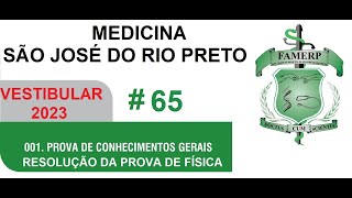 FÍSICA– FAMERP–2023– Questão65 Após ver uma maçã flutuando na água um garoto ficou curioso para [upl. by Durno]