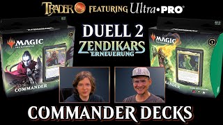 MTG Duel 2 Zendikar Rising Commander Decks  deutsch  Magic the Gathering  Trader  Tutorial Match [upl. by Orelia]